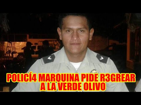 SARGENTO MARQUINA BUSCA INCORPORARSE A LA POLICÍA BOLIVIANA..