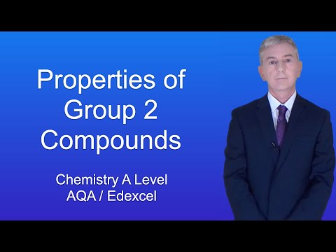 A Level Chemistry Revision “Properties of Group 2 Compounds”.