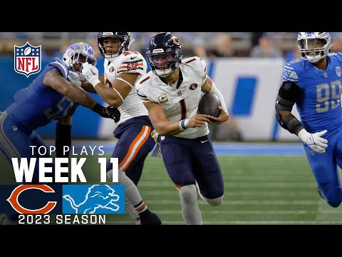 Chicago Bears Top Plays vs. Detroit Lions | 2023 Regular Season Week 11 video clip