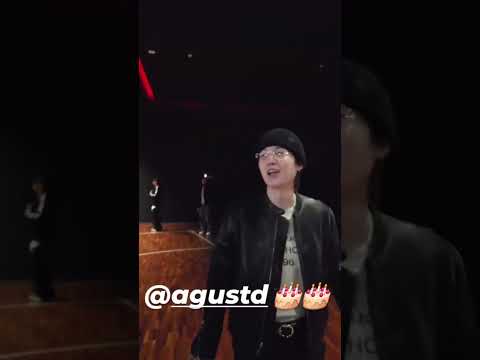 Staff celebrate yoongi birthday