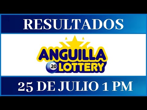 Lotería Anguilla Lottery 1:00 PM Domingo 25 de Julio 2021 #todaslasloteriasdominicanas