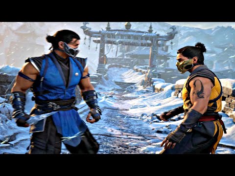Mortal Kombat 1 Story Scorpion Vs Sub-Zero Fight Scene & Betrayal (MK12 2023) PS5 4K 60FPS