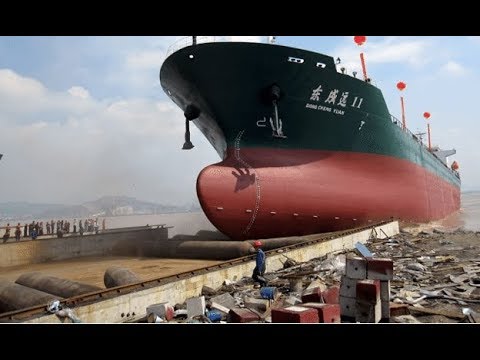 AWESOME SHIP & BOAT LAUNCHES COMPILATION 2019HD