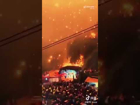 드론쇼 중 추락.... 재난 사태가 따로 없네요 ㅠ