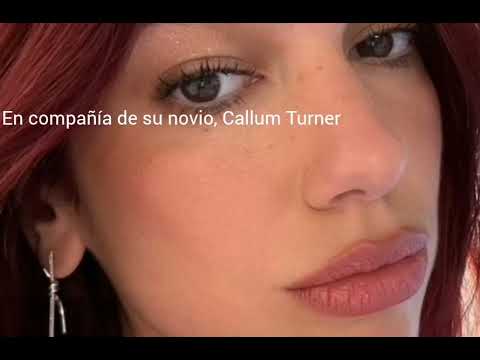 Dua Lipa en Ciudad de México en compañía de su novio Callum Turner