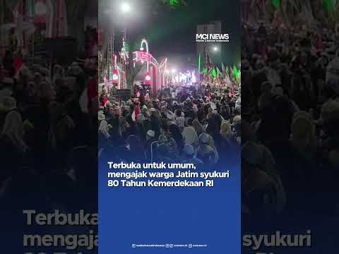 Video thumbnail Dzikir &amp; Sholawat Akbar Bareng Habib Syech, Pemprov Jatim Undang Warga 15 Agustus 2025