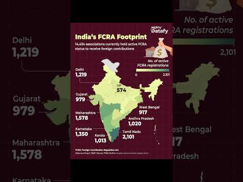 India's FCRA Footprint: Tamil Nadu, Maharashtra And Karnataka Lead Active Registrations
