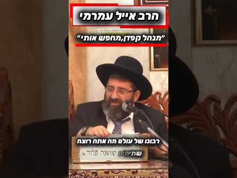 הרב אייל עמרמי • המנהל מחפש אתכם? #מוסאיוף #שיעורי_תורה #הרב_אייל_עמרמי #אמונה