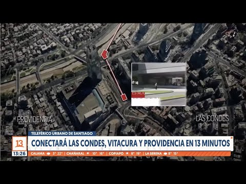 Se reactiva plan de teleférico urbano de Santiago: conectará Providencia, Las Condes y Vitacura