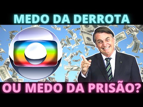 MEDO? Por reeleição, BOLSONARO eleva gasto em publicidade na Globo em 75%