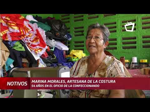 Marina Morales y sus cinco décadas entre telas, hilos y agujas