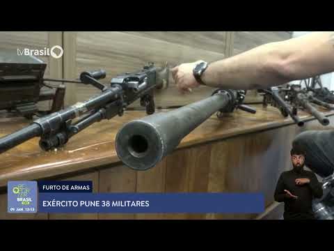 Exército pune 38 militares por roubo de armas