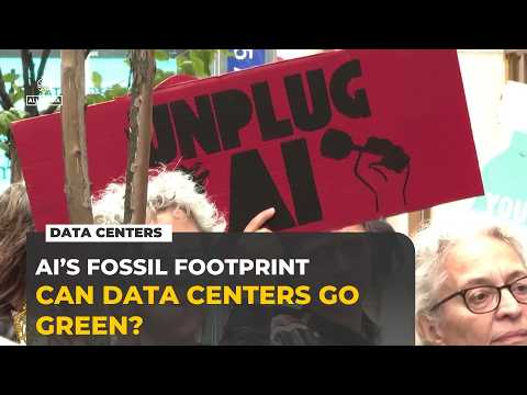 Climate activists demand “unplug AI” as data centers drive fossil fuel use