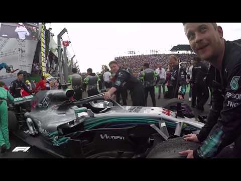 EXCLUSIVE: Inside Mercedes' Celebrations After Lewis Hamilton's Title Win