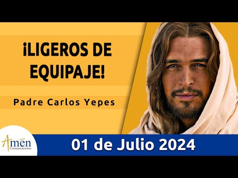 Evangelio De Hoy Lunes 1 Julio 2024 l Padre Carlos Yepes l Biblia l San Mateo 8,18-22