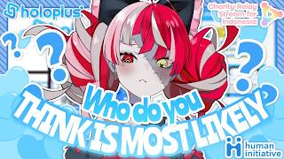 【holoplus Survey - #CharityRelay4Indonesia】 WHO'S MOST LIKELY TO??? 【K