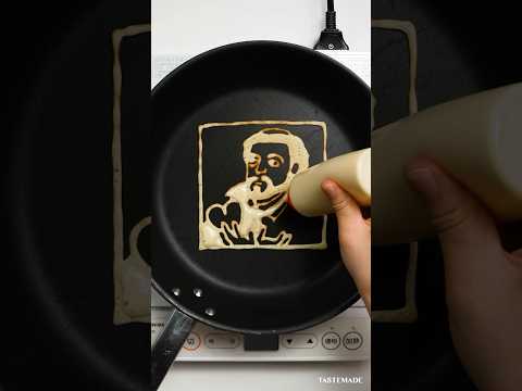 「これ先生に見つかったら終わるやつ」なパンケーキ🥞