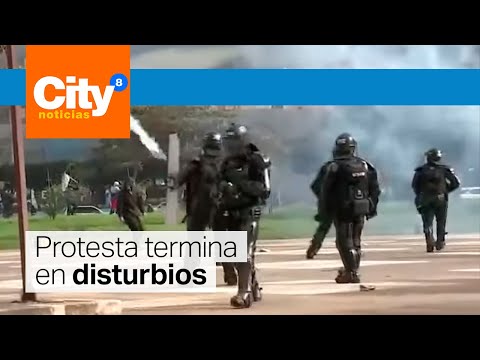 Protesta de estudiantes de la U. Nacional termina en enfrentamientos y afectaciones | CityTv