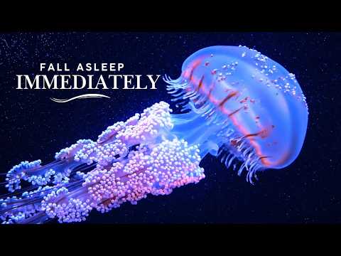 Glowing Jellyfish Aquarium • Oceanic Calm for Deep Sleep & Anxiety Relief • Sleep Therapy