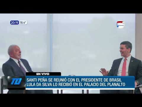 Santiago Peña se reunió con Lula Da Silva
