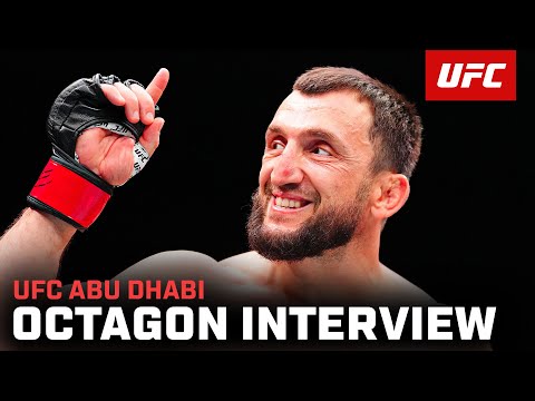 Muslim Salikhov Octagon Interview | UFC Abu Dhabi