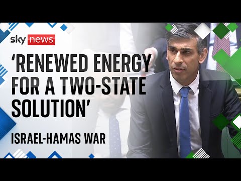 Israel-Hamas war: Sunak announces additional £20m of aid for Gaza