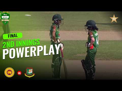 2nd Innings Powerplay | Sri Lanka vs Bangladesh | Final | <strong>Women</strong> U19 Tri-Nation <strong>Series</strong> 2026 | MZP1H