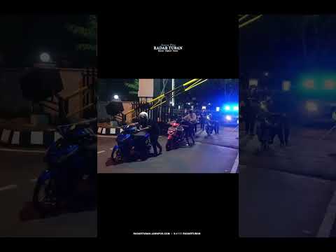 Warga dan Polisi Gerebek Balap Liar di Sekitar Wisata Religi Asmoroqondi, 38 Motor Diamankan