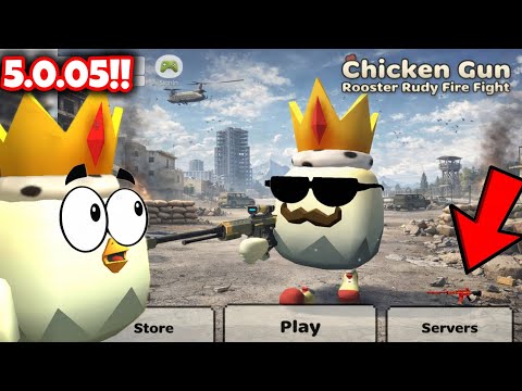 🤯New update in chicken gun 5.0.05! 😱New lobby, secret gun , easter eggs, mobs, more...