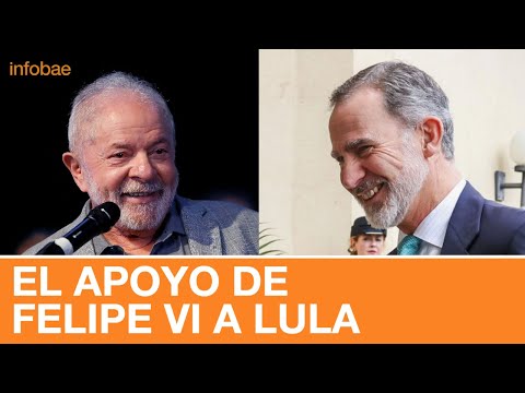 Así recibieron al rey de España para la investidura de Lula