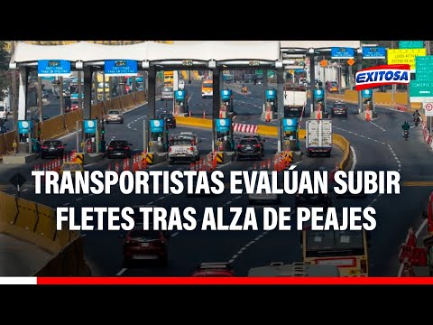 Alza de peajes: Transportistas piden subsidio a fin de evitar subir tarifas de fletes