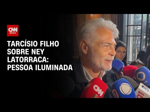 Tarcísio Filho sobre Ney Latorraca: pessoa iluminada | BASTIDORES CNN