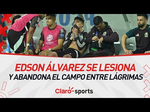 Edson A?lvarez se lesiona ante Jamaica y abandona el campo entre la?grimas