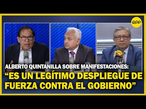 'Tercera toma de Lima': Alberto Quintanilla considera que manifestación es 'un despliegue legítimo'