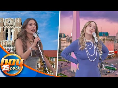 Galilea vs Andrea: intenso duelo en equipos en ¿Dónde Ando? | Programa Hoy