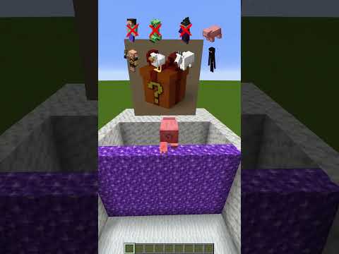 Minecraft monsters VS obstacles !