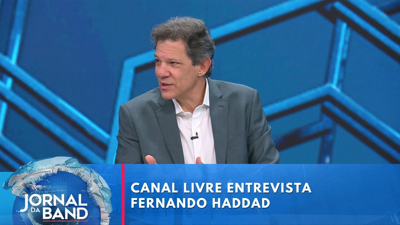 Canal Livre entrevista o ministro da fazenda Fernando Haddad