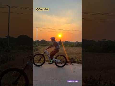Ride  freybike ,go out for a sunset riding👻👻👻 #bikerlife #ebike #emtb #emtblife #adventuretime