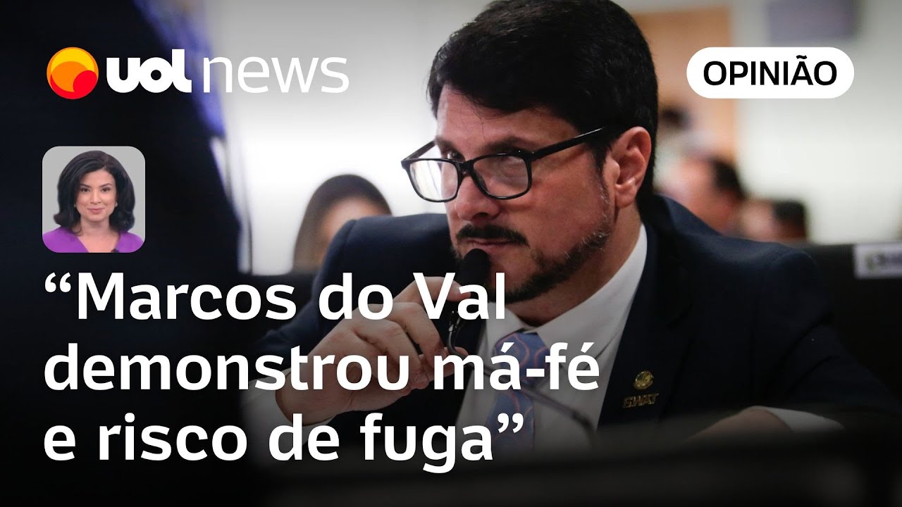 Marcos do Val agiu de má fé ordem de Moraes para uso de tornozeleira faz sentido | Raquel Landim
