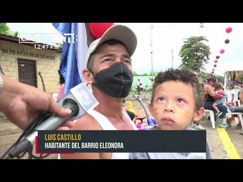 Pobladores del barrio Eleonora en Granada cuentan con nuevas calles - Nicaragua