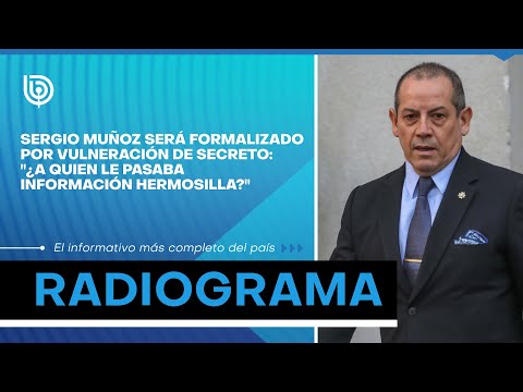 Sergio Muñoz será formalizado por vulneración de secreto: ¿A quien le pasaba Hermosilla información?