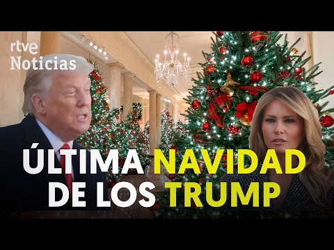 MELANIA TRUMP decora de NAVIDAD la CASA BLANCA | RTVE Noticias