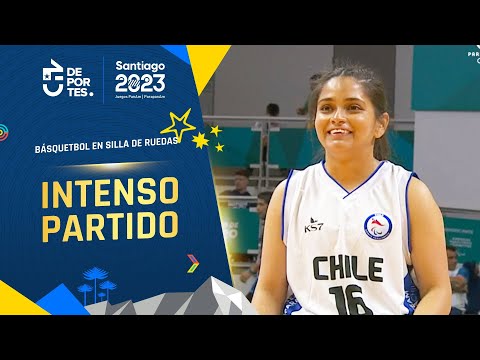 ¡LO DIERON TODO! Chile cayó ante Perú en el básquetbol en silla de ruedas femenino - Santiago 2023