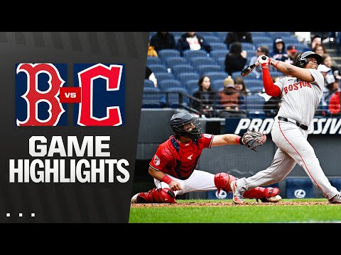 Red Sox vs. Guardians Game 1 Highlights (4/26/25) | MLB Highlights