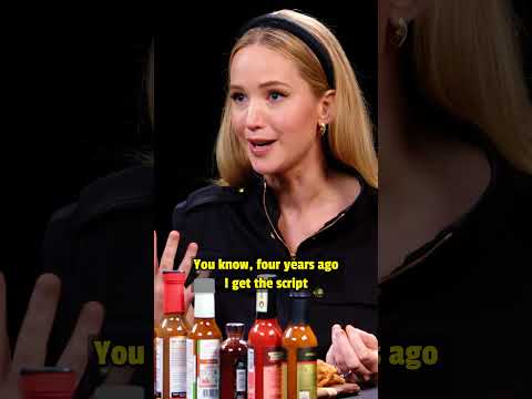 Jennifer Lawrence takes on the Hot Ones gauntlet 😬