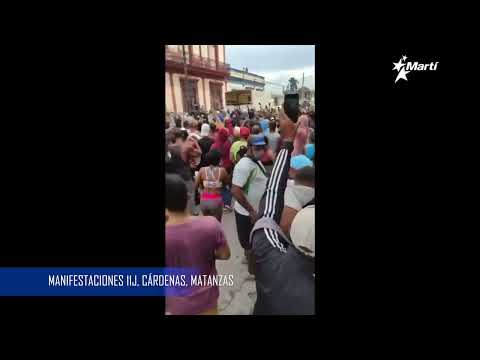 Protestas 11J en Cárdenas, 2021