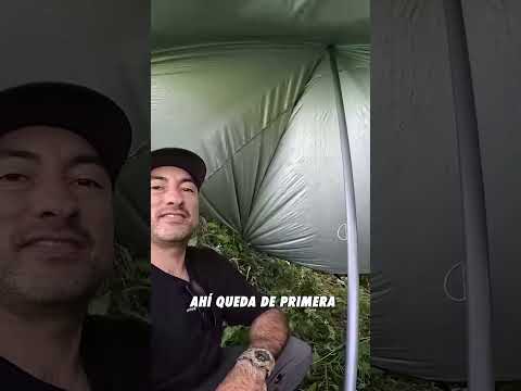 Acampando contra viento y lluvia ⛈️