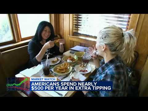 Americans spend nearly $500 per year in extra tipping