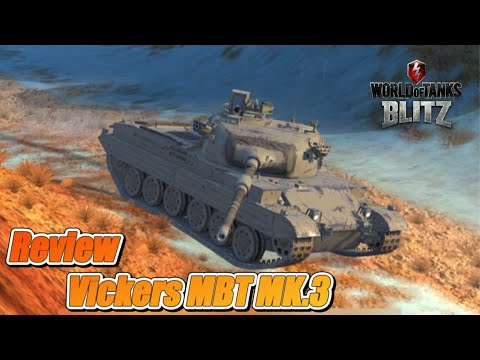 【WOTBlitz】reviewVickersMBT