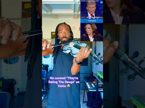 IN SPRINGFIELD #TheyreEatingTheDogs #violin #viola #trump #trumpharrisdebate #migrantseatingdogs
